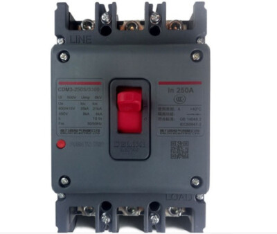 Delixi CDM3-250S/3300 CDM3250S/3300 Circuit Breaker ,3P Brand #WD10*