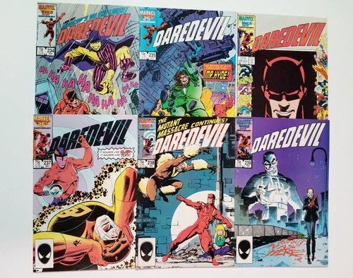 Daredevil #234-239 (1986 Marvel Comics) 234 235 236 237 238 239 Lot