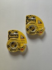 Scotch Double Sided Tape 1/2" x 130" Photo Safe 2 Pack