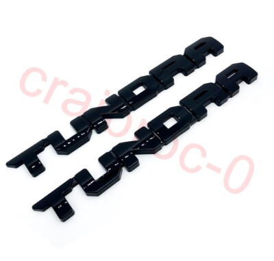 Blackout Emblem Overlays (2018-2021 Tundra Emblem Cap 7PC Kit). This Is - Foto 3