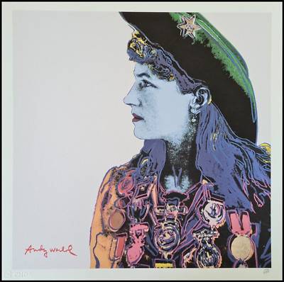 ANDY WARHOL * Annie Oakley * lithograph * 50x50 cm*limited # 164/500 CMOA signed
