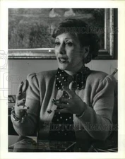 1990 Press Photo Suzanne Frame, Animale perfume creator and founder of SDL