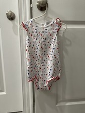 The Proper Peony Baby Girls Ruffle Bubble Patriotic Anthem 24M