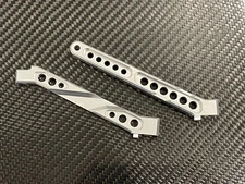 Aluminum Front / Rear Chassis Brace for 1/7 Arrma Limitless V2 6s BLX Silver