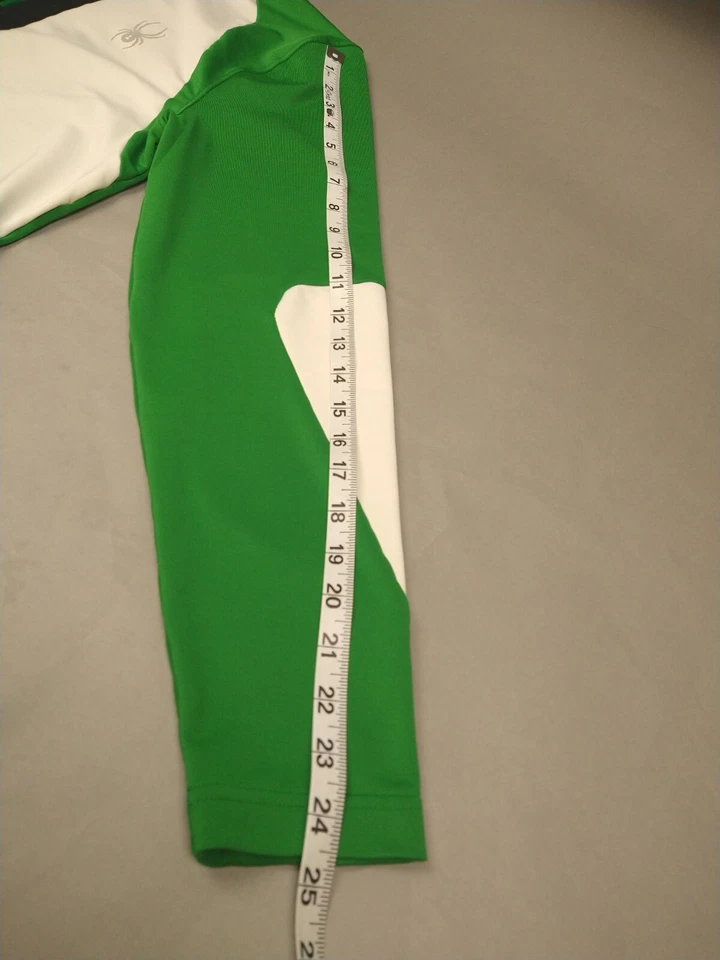 Pullover Spyder Para Hombre S Cargador Termastretch 1/2 Cremallera Cuello Alto Capa Media Verde  Foto 3 de 4