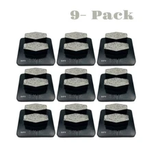 Grinding Discs for Husqvarna PG Grinders Hard Concrete Surface 30 Grit 9 Pack