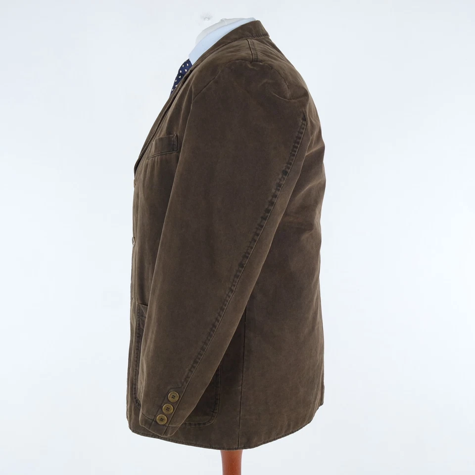 Mens CAMEL ACTIVE Blazer 48R UK Size Brown Cotton Sport Coat Travel Jacket - Image 4 of 4