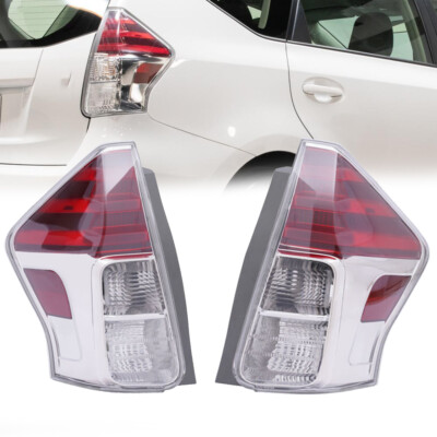 For 2015-2018 Toyota Prius V 1Pair Tail Light Lamps Set Driver & Passenger Side