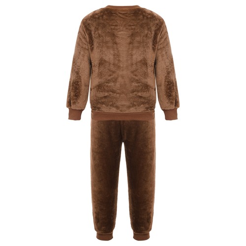 US Kids Pajamas Set Warm Loungewear Fleece Homewear Children Boys Girls Clothes - Picture 15 of 80