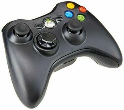 Microsoft Xbox 360 Wireless Controller Glossy Black 885370114843|