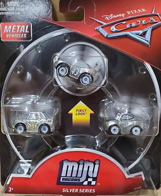 New SILVER SERIES Pixar Cars MINI RACERS 3-Pack Custom Order | eBay