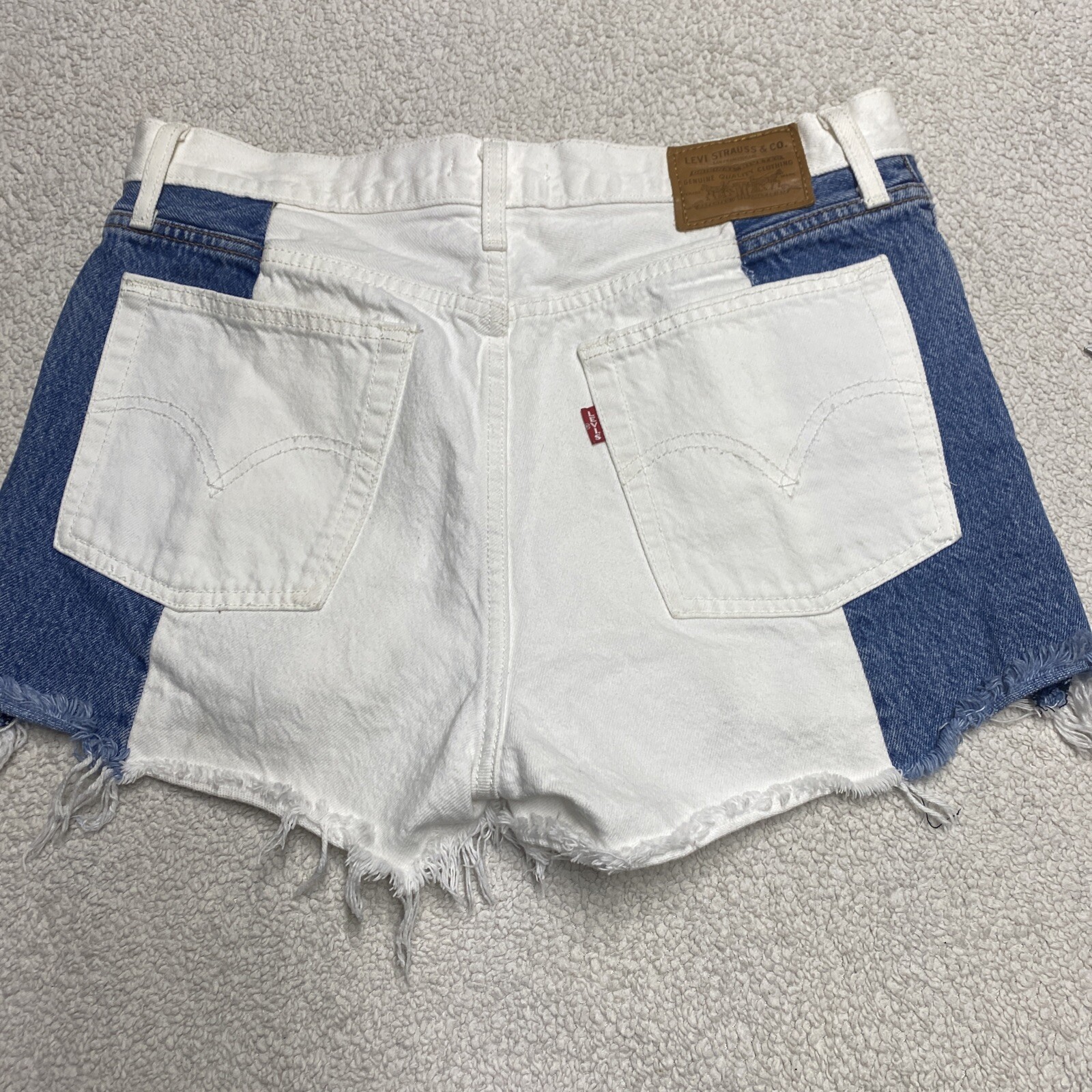 Levi’s Premium Two Tone Patchwork Panel Wedgie Fi… - image 5