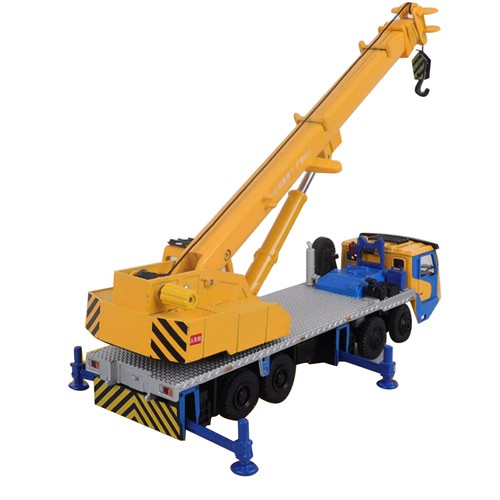 Alloy 1/55 Scale Machinery Lift Crane Truck Vehicle Model Toys Decor Collection - Picture 3 of 24