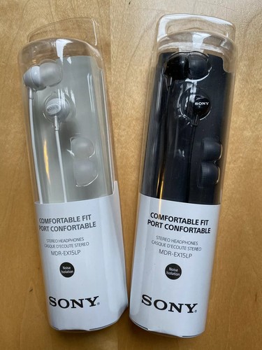 Sony MDR-EX15LP noise isolation earbuds 