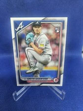 2024 Bowman #63 AJ Smith-Shawver RC Rookie Card Atlanta Braves 
