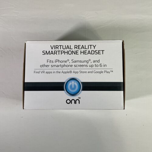 ONN White Virtual Reality VR Smartphone Headset for Apple or Android. New. - Picture 2 of 11