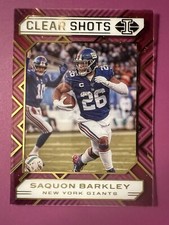 2020 Panini ILLUSIONS “CLEAR SHOTS” #9 -  EAGLES RB SAQUON BARKLEY           N65