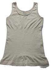 Skinny Girl Tank Top Sz S Smoother  Shapers Beige Stretch
