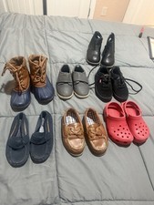 Shoes Lot Of 7 Pairs, Size 8 Toddler Boys