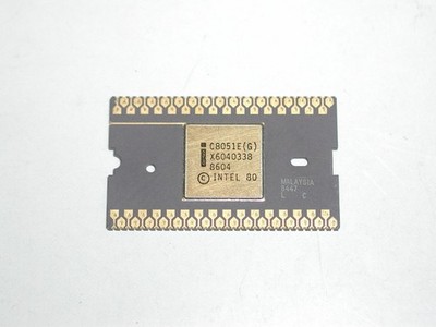 extrem seltene 8051 CPU im Quad Inline Package (QUIP) Keramikgehäuse für Sammler