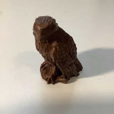 Red Mill Manufacturing Small Hand Crafted Eagle Sculpture Figurine 