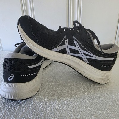 ASICS Running Shoes Women's Size 8.5  Black  GEL-Contend 7 AmpliFoam 1012A911
