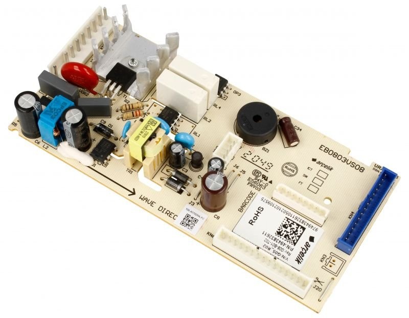Module de controle congelateur pour reparation electromenager Beko carte commande 4943832601