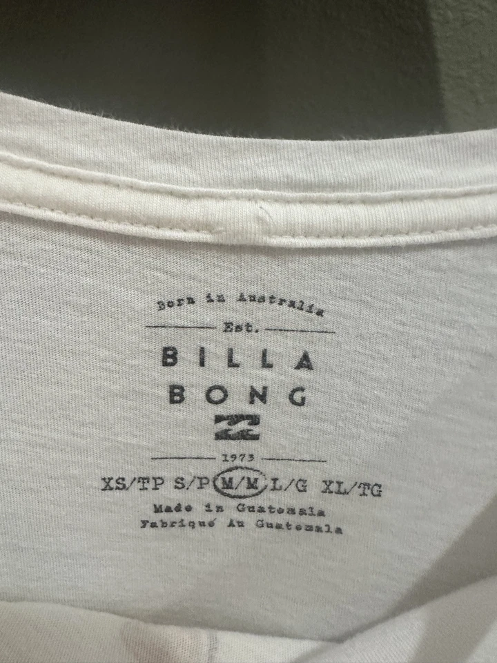 Billabong Diseño Gráfico Retro Inspiración con Camiseta Floral y Mariposa Hombre’s M Foto 2 de 4