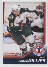 2008 Upper Deck Hockey Card Day Canada Hobby Shop Colton Gillies Rookie RC 0i5. rookie card picture