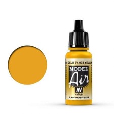 Vallejo Model Air 71.078 Gold Yellow, 18ml