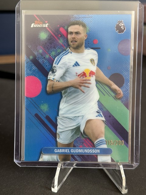 Topps Premier League Finest 2026 - Gabriel Gudmundsson /200 Numbered Card