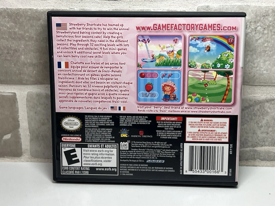 Strawberry Shortcake Four Seasons Cake Nintendo DS Complete CIB Tested VG - Image 3 of 4
