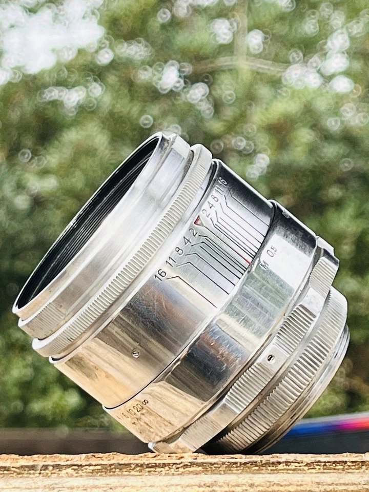 Helios 44 KMZ 58mm F/2.0 Silver Early Version - Imagen 2 de 4