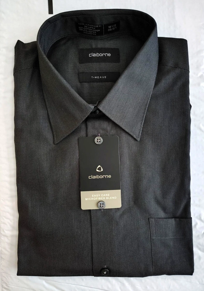 Claiborne Cotton Blend Solid Dress Shirts for Men for sale | eBay