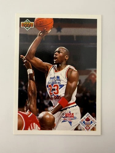 1991-92 Upper Deck Michael Jordan All-Star Checklist Card #48 Chicago Bulls HOF
