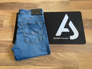 TOMMY HILFIGER SLIM SCANTON Herren Jeans Gr. 34 / 32 w. NEU Blau Hose W34 / L32