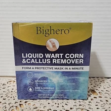 Bighero 2 Pack Fast-Acting Wart & Corn Remover Liquid for Feet. 11/26 expiration