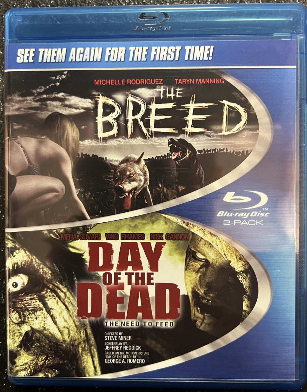 The Breed/Day of the Dead (Blu-ray Disc, 2011, 2-Disc Set)
