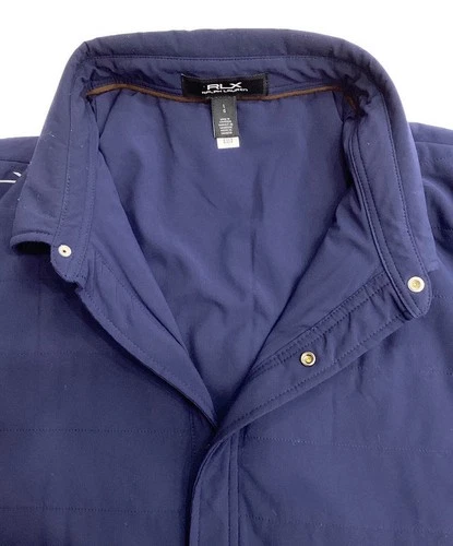 RLX Ralph Lauren Golf Wear Top Puffer Jacket Men's Size L Navy image 5