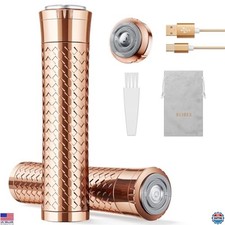 Painless Rechargeable Facial Hair Removal Device for Women, Electric Shaver