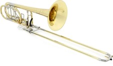 S.E. Shires TBQ36YA Q Series Bass Trombone - Axial Flow - Clear Lacquer