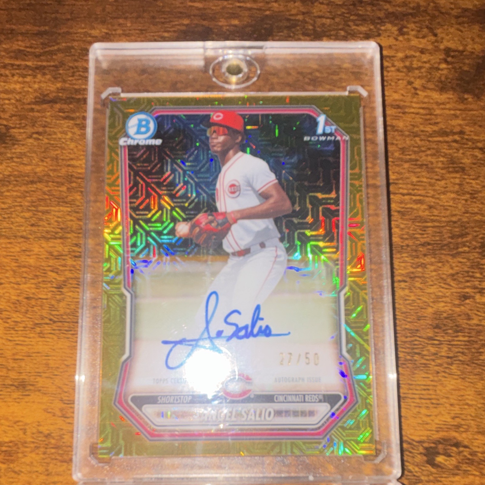 Angel Salio 1st Bowman Auto 2026 Bowman Chrome 27/50