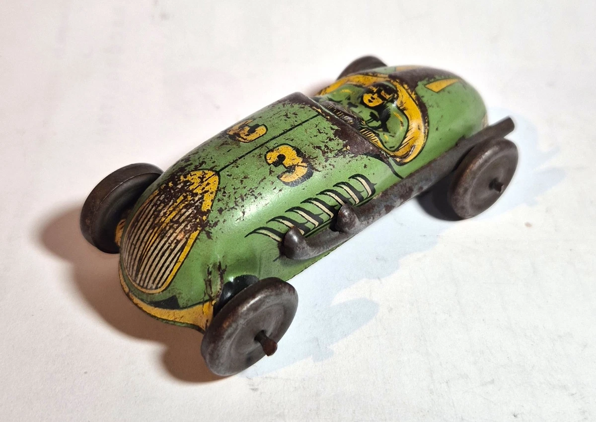 Petite Coccinelle Maggiolino Beetle Marchesini - Jouet En Tôle Italien, Vintage, 11 Cm, état D'usage