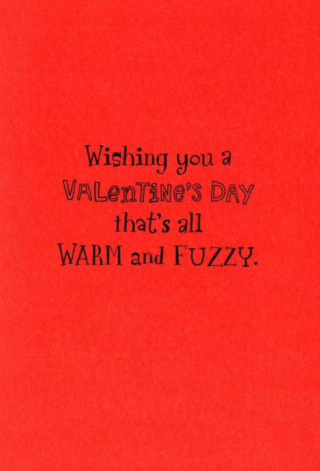 Feliz Día de San Valentín Cachorro Perro Carta de Amor Letras Sello Tarjeta de Felicitación Foto 2 de 3