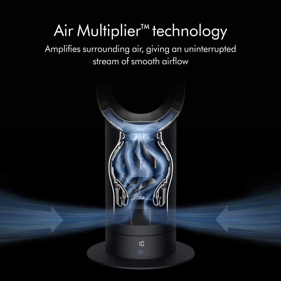 Ventilador de torre oscilante silencioso Dyson AM07 sin aspas Foto 3 de 4