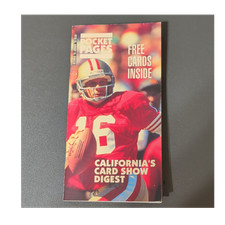1991-1992 Pages Pocket Card Show Digest Cartes gratuites à l'intérieur de Joe Montana Bo Jackson