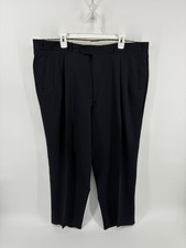 Oscar de la Renta 100% Wool Classic Black Dress Pants