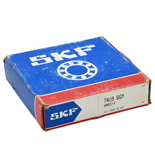 SKF 7409 BGM Angular Contact Ball Bearing, 45mm Bore, 120mm OD, 29mm Width
