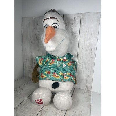 BUILD A BEAR Olaf DISNEY Frozen Plush Soft Toy & Summer Shirt Hawaiian