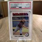 2024 Topps Heritage Paul Skenes White Border Variation PSA 10 Rookie RC GEM MINT
